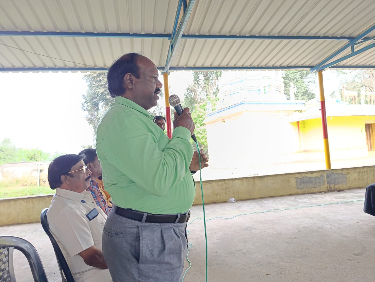 Inauguration ceremony of the new branch of the World Tamil Village Artists Association, Tirupattur East District
